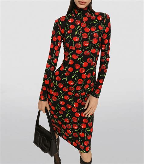 dolce gabbana cherry print|dolce gabbana floral dress sale.